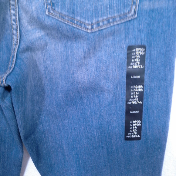 Gap leggings Sz 10 Super skinny Distressed Ripped - Picture 4 of 8